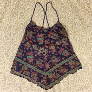 American Eagle tribal print tank top